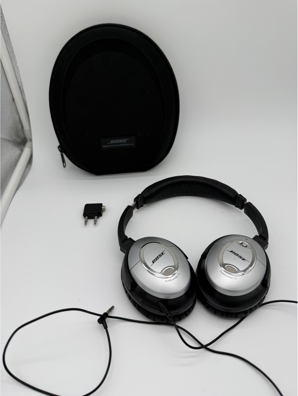 Bose QuietComfort 15 QC15 Acoustic Noise Cancelling Over-Ear Headphones w/ Case